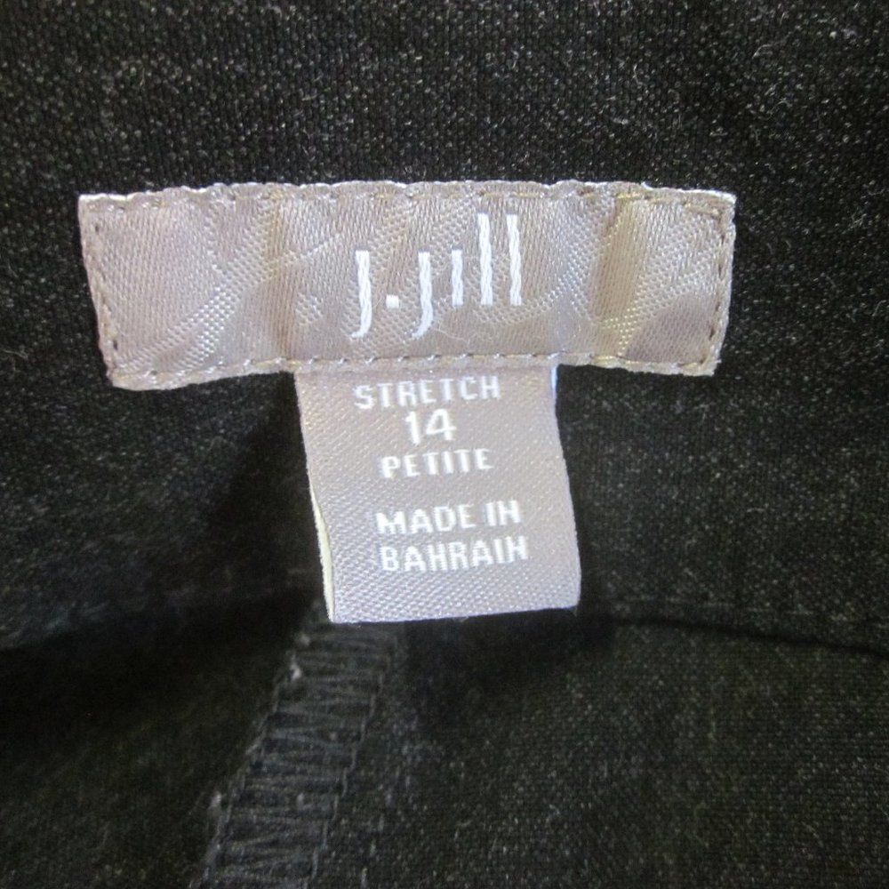 J.Jill Womens Size 14P Dark Gray Cropped Flat Front Summer Capri Pant - Picture 4 of 10